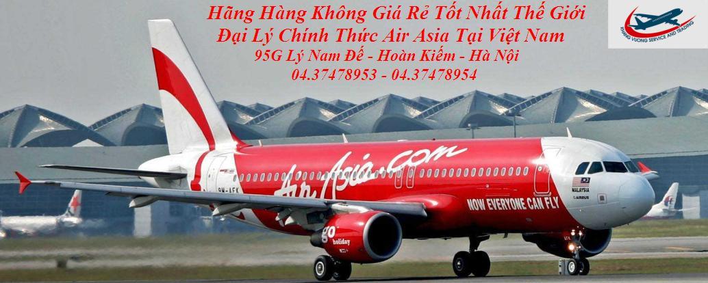 Đại lý chính thức Air Asia tại Việt Nam, liên hệ 04.37478953